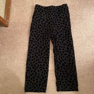 Ann Taylor Velvet Heart Wide Leg Pants Size 6